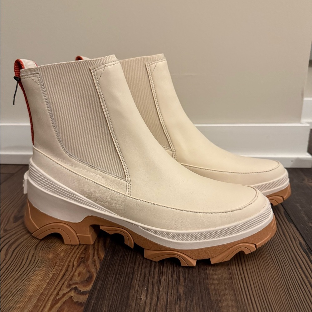 SOREL Womens Sz 10 Brex Chelsea Boot - Natural, Sea Salt - NWT Winter Ankle